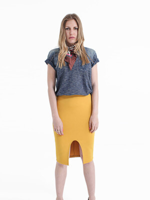 Mustard Skirt