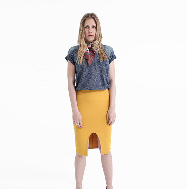 Mustard Skirt