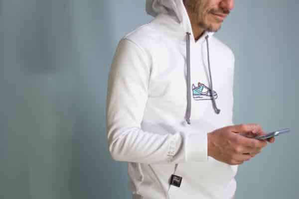 White Sneaker Hoodie