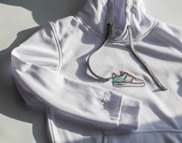 White Sneaker Hoodie