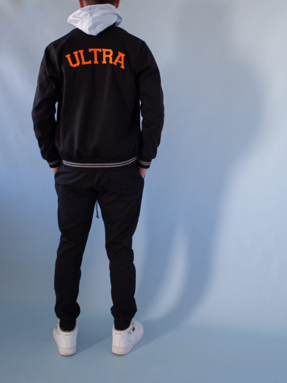 Combo Varsity Jacket Black + Cotton Black Jogger – Ultra