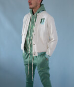 Combo Varsity Jacket Sweet Cotton + Greenery Jogger