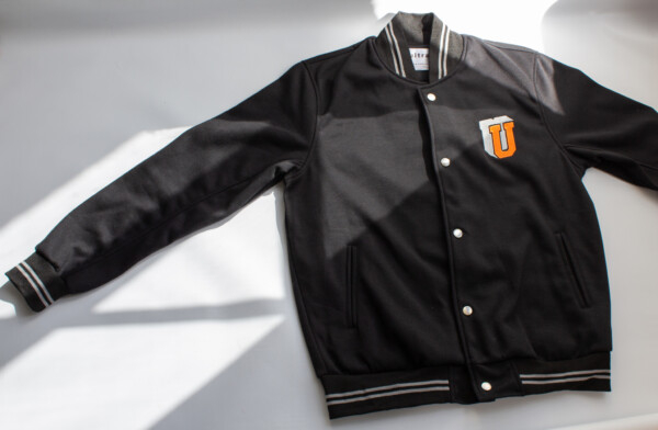 Varsity Jacket Black Oversize