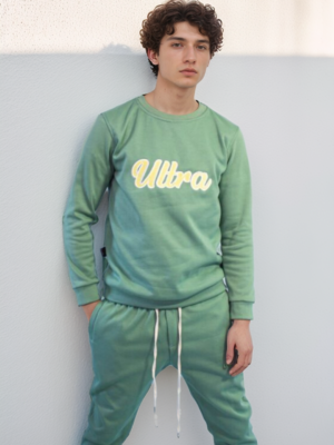 Combo Matcha Sweatshirt + Greenery Jogger